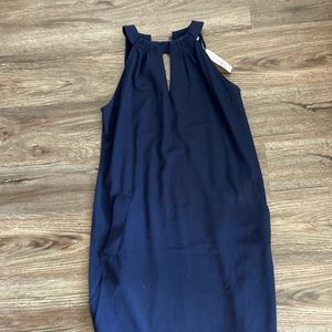 Navy blue New York and Company sleeveless dress XS